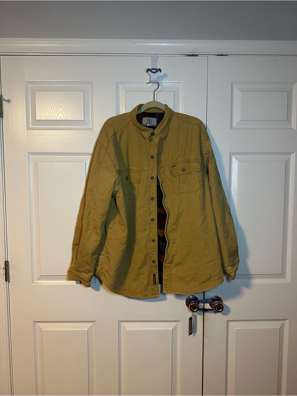 Territory Ahead Lined Tan Cotton Canvas Jacket Size Mens XL